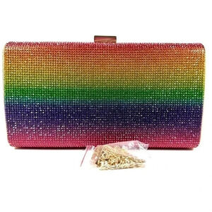 NWT Glamour Crystal Evening Clutch Purse